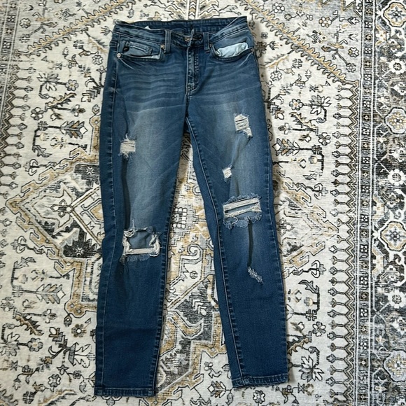 Kancan distressed jeans sz 27 - Picture 1 of 3